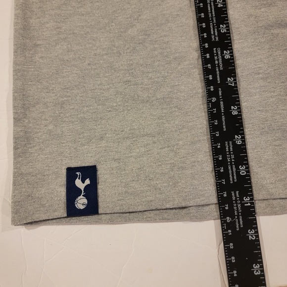 Tottenham Hotspur Spurs FC Graphic Tshirt Mens Size XXL Gray Long Sleeve NWT - Picture 5 of 6